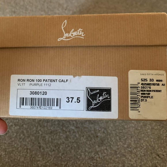 Louboutin Purple Pumps - Picture 4 of 7